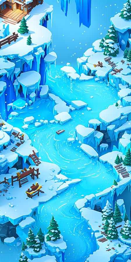 13936-762222472-Concept art, top-down terrain, game scenes, snow, tree, stairs, outdoors, scenery, ice, mountain, no_humans, water_lora_dibian_0.png